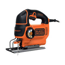 Пила лобзикова мережева BLACK+DECKER KS801SE потужність 550 Вт вага 2.1 кг частота 0-3000 ход/хв