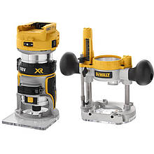 Фрезер акумуляторний безщітковий DeWALT DCW604N 18.0В 16000-25500 об/хв цанга 6-8 мм вага 2.4 кг