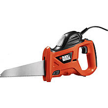 Пила шабельна мережева BLACK+DECKER KS880EC потужність 400 Вт вага 1.9 кг