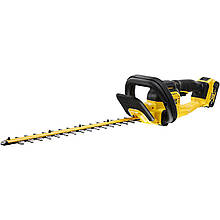Кущоріз акумуляторний DeWALT DCMHT563P1 Li-ion 18 В довжина ножа 55 см максимальний діаметр гілок 25 мм
