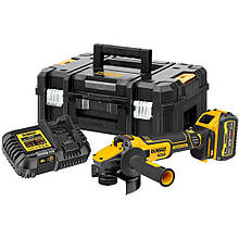 Шліфмашина кутова - болгарка акумуляторна безщіткова DeWALT DCG409VST1 частота обертів 3000-9000 об/хв діаметр диску 125 мм