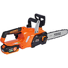 Пила ланцюгова акумуляторна SEQUOIA SBC2012BS-EV безщітковий двигун вага 3.2 кг довжина шини 30 см