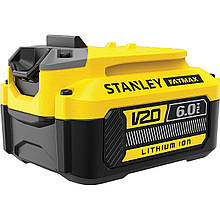 Акумуляторна батарея STANLEY FATMAX SFMCB206 Li-Ion 18 В ємність 6 Аг вага 0.93 кг