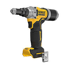 Заклепочник акумуляторний безщітковий DeWALT DCF414NT сила стягування 20 кН Li-Ion 18В