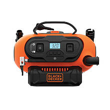 Компресор автомобільний акумуляторний BLACK+DECKER BDCINF18N вага 2 кг напруга 18 В