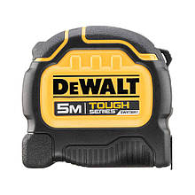 Рулетка вимірювальна TOUGH 5 м х 32 мм DeWALT DWHT36917-0 клас точності II антиабразивне покриття Mylar