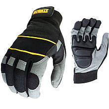 Рукавички універсальні з накладкою ToughThread™ DeWALT DPG33L розмір L ⁄ 9 синтетична шкіра неопрен