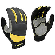 Рукавички Stanley універсальні з додатковими накладками на долоні та пальцях STANLEY SY660L розмір L 9