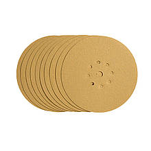 Шлифшкурка самоклеюча до ексцентрикових шліфувальних машин DeWALT DT3169 діаметр 225 мм зерно 80