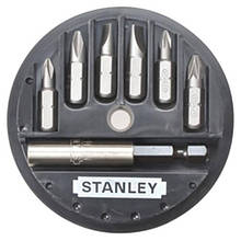 Набір біт STANLEY 1-68-737 довжина 25 мм магнітний тримач 1/4 ″ кількість 7 шт