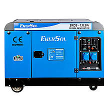 Генератор дизельний EnerSol SKDS-13EBA максимальна потужність 13.0 кВт однофазний електростартер