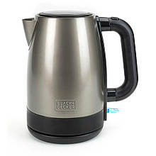 Електрочайник BLACK+DECKER BXKE2201E потужність 2200 Вт об'єм 1.7 л нержавіюча сталь