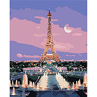 Картина по номерам "Вечірній Париж" 40*50см