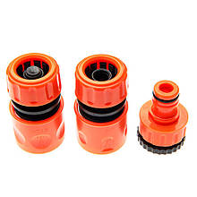 Конектори SEQUOIA SWCKIT1. Материал - пластик Диаметр шланга - 1/2 Штуцер - 1/2-3/4