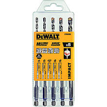 Набір свердел універсальних DeWALT DT60099 5 шт діаметри 4 5 5.5 6 8 мм в пластиковій касеті