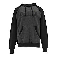 Худі STRATFORD HOODIE DeWALT DWC126-013-M колір сірий розмір М матеріал 64% поліестер / 33% бавовна / 3% еластан
