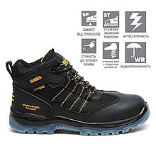 Взуття робоче NICKEL DeWALT DWF50093-132-8 клас захисту S3 WR SRA розмір 42 чорна шкіра буйвола