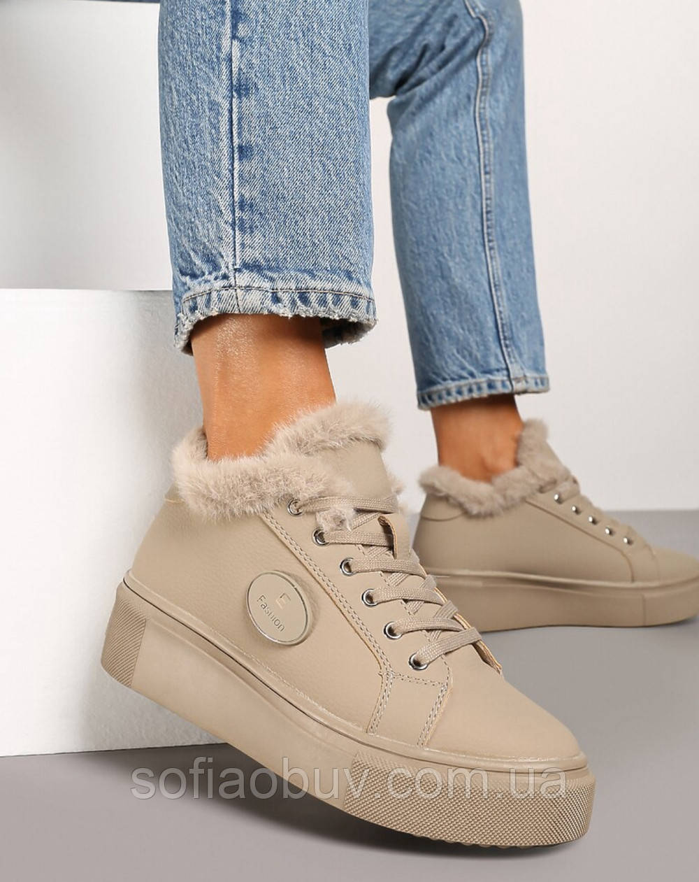 Ботинки утепленні хутром PL, фото 1