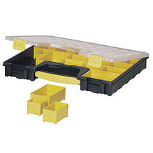 Органайзер професійний з двадцяти п’ятьма знімними відділеннями розміри 423x52x334 мм STANLEY 1-92-748 ударостійкий пластик