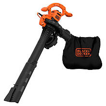 Садовий пилосос електричний BLACK+DECKER BEBLV260 потужність 2.6 кВт вага 4 кг
