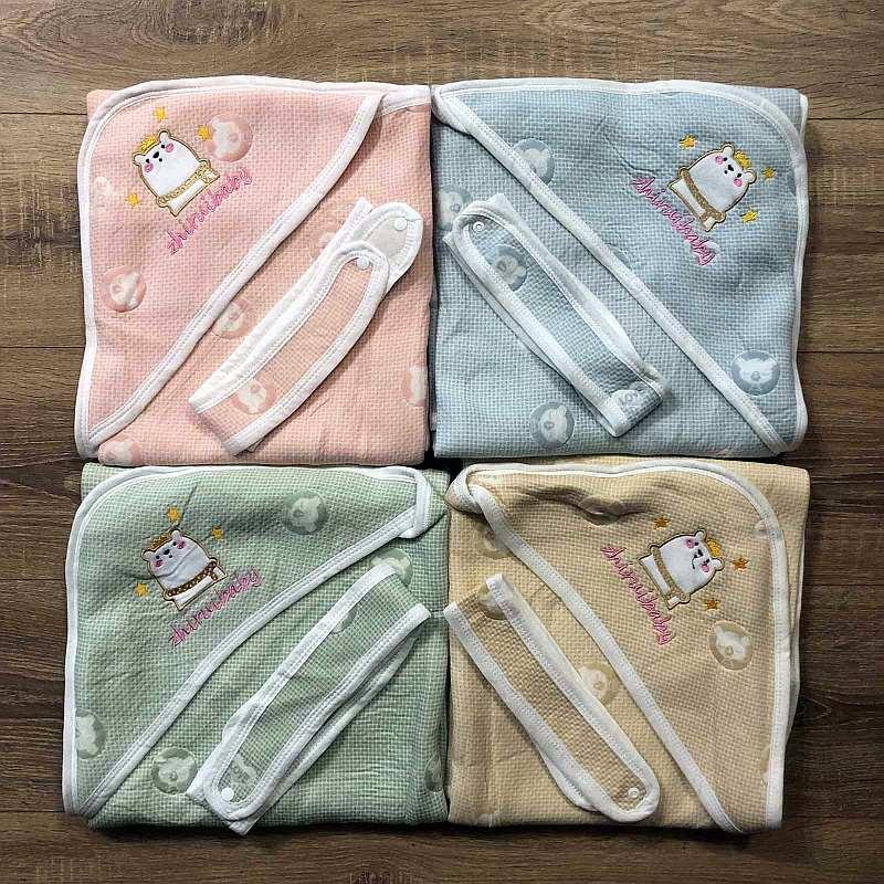 Рушник куточок для купання конверт новонароджених Шайнібейби мікрофібра преміум, фото 1