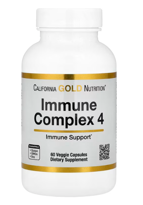 Immune Complex 4 California Gold Nutrition 60 капсул, фото 1