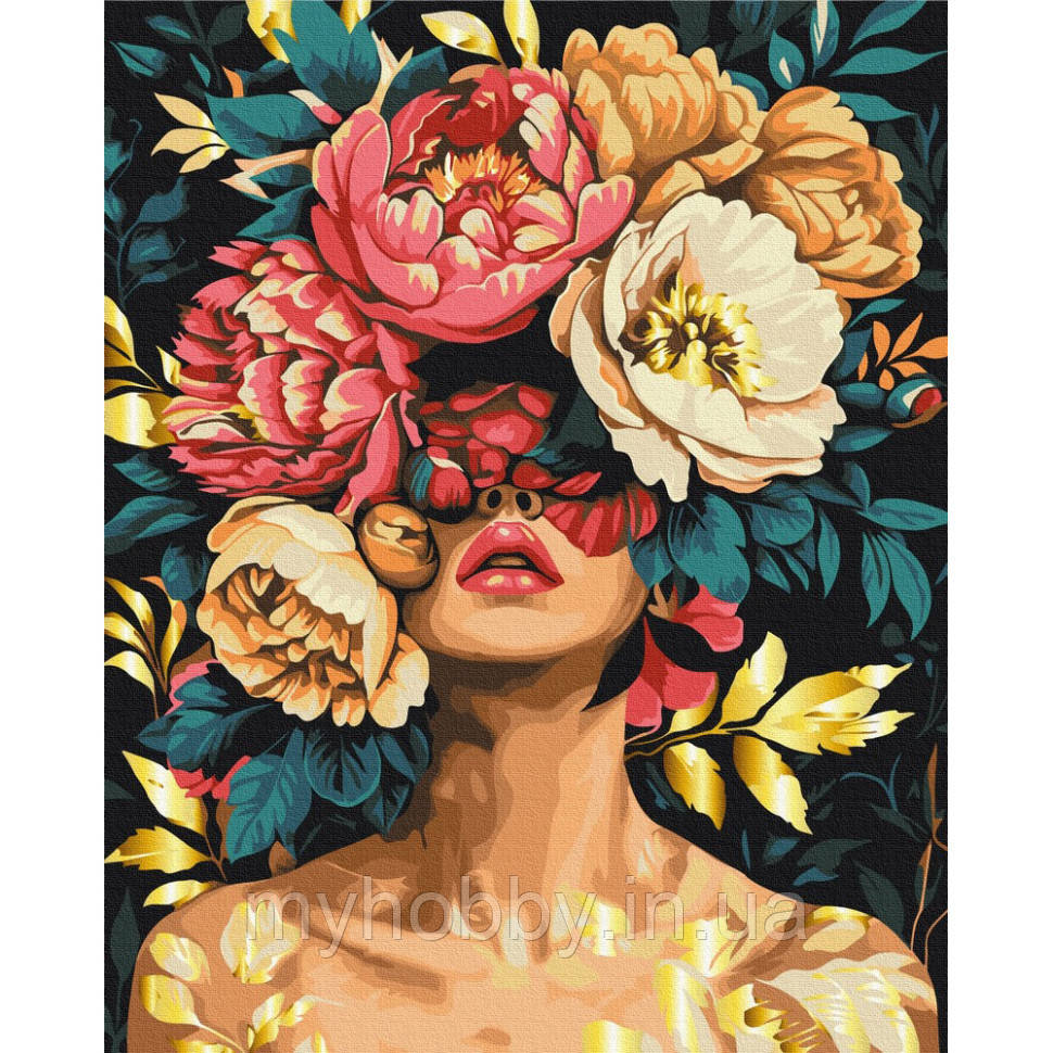 Картина по номерам "Магія пелюсток" 40*50см, фото 1