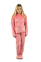 Пижама детская теплая для девочки, удобная одежда для дома и сна