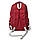 Молодіжний рюкзак поліестер бордовий Арт.S021 bordo Karlos Marconi (54), фото 5