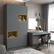 Невеликий письмовий стіл, комп'ютерний стіл для дому Doros Дейл 2Ш 120х60х78