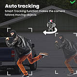 Камера відеоспостереження вулична 4G з Sim карткою 8Мп FullHD з двома об’єктивами Нічне баченням Датчик руху, фото 4