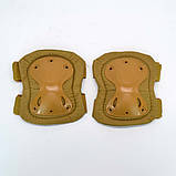 Комплект захисту тактичні наколінники та налокітники койот, фото 5