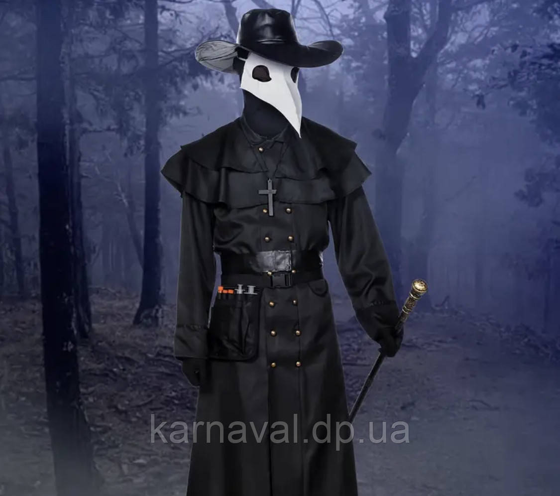 Костюм Доктор чуми (Чумний лікар) напрокат, фото 1