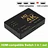 Комутатор HDMI 4K 3 входи 1 вихід - HDMI Switch 3 to 1, фото 3