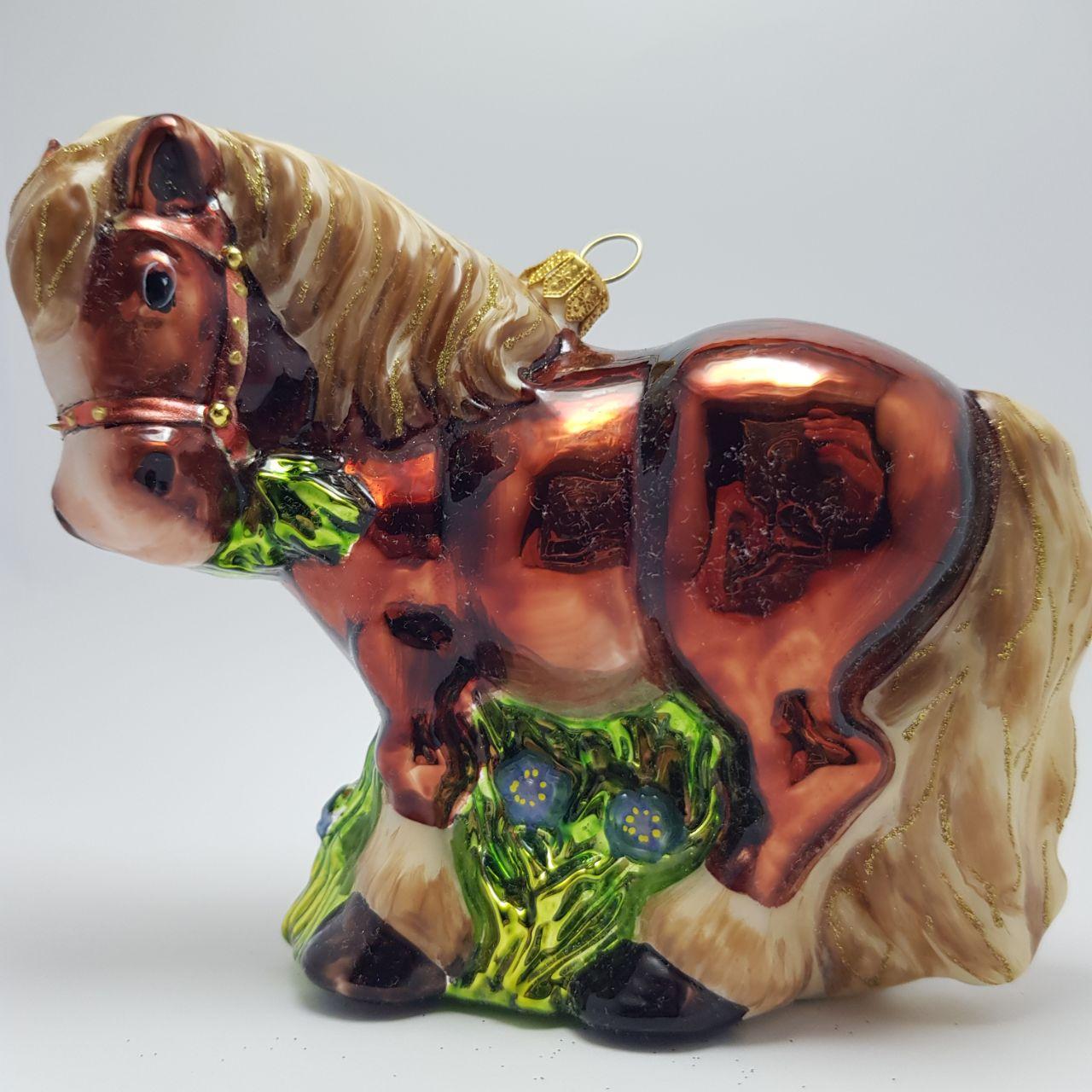 Скляна ялинкова іграшка Чарівний Поні Komozja Family Santa Claus