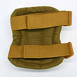 Комплект захисту тактичні наколінники та налокітники койот, фото 8