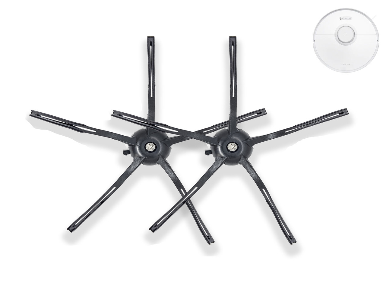 Набір силіконових бічних щіток (2 шт.) для Roborock Q7 / Q7+ / Q7 Max / Q7 Max+, фото 1