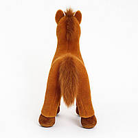 М’яка іграшка Кінь коричневий 36 см — плюшевий символ 2026 року, музичний, арт. 005026-1, фото 8