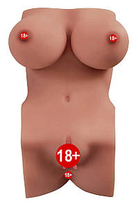 Мастурбатор-торс Pipedream PDX Plus Perfect Dd's Masturbator бежевий, 30 см