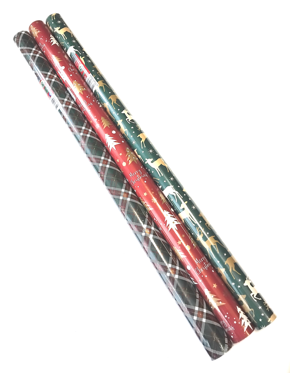 Папір новорічний подарунковий 3х5 м, фото 1