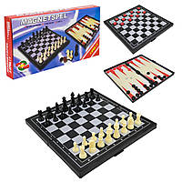 Настільна магнітна гра 3 в 1 (шахи, шашки, нарди), 3270