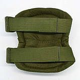Комплект захисту тактичні наколінники та налокітники олива, фото 8