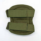 Комплект захисту тактичні наколінники та налокітники олива, фото 10