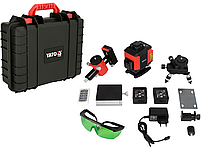 4D зелений лазер з електронним компенсатором 16 ліній YATO YT-30424, фото 7