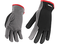 Робочі рукавички із синтетичної шкіри YATO YT-74673, розмір 9, фото 2