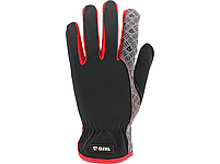 Протиковзні робочі рукавички із синтетичної шкіри YATO YT-74676, розмір 7, фото 3