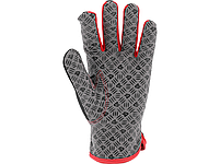 Протиковзні робочі рукавички із синтетичної шкіри YATO YT-74676, розмір 7, фото 4