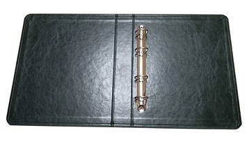 Папка для листів "Тризуб" формату Optima для монет або банкнот зеленого кольору, фото 2