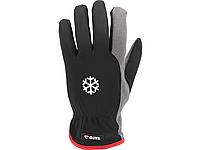 Робочі рукавички, утеплені, синтетична шкіра YATO YT-74685, розмір 11, фото 3