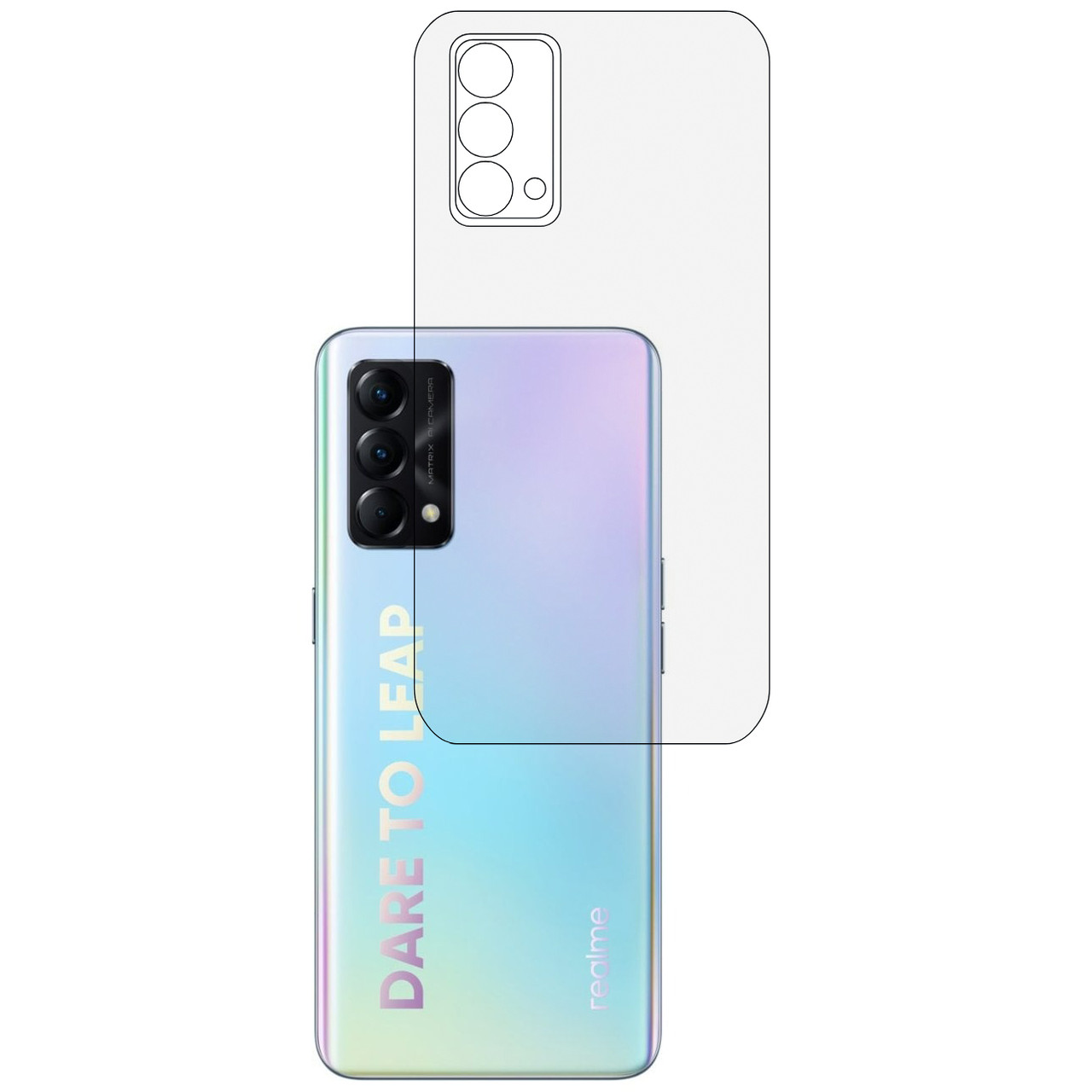 Плівка на задню панель Mietubl HD для Realme Q3 Pro Carnival Edition, фото 1